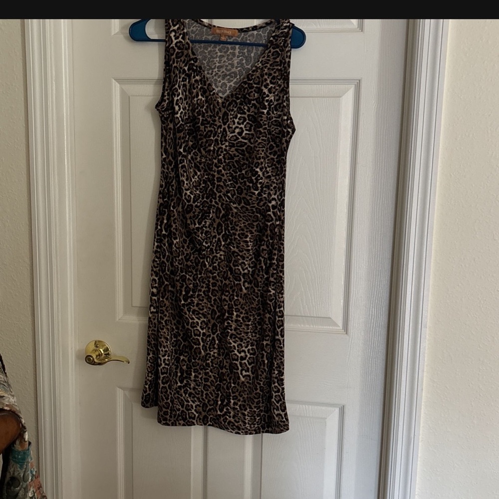 Leopard Print Sleeveless Dress